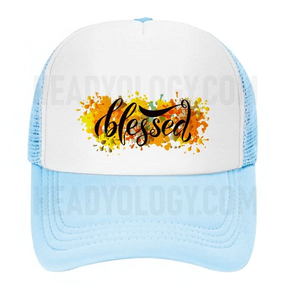 Blessed Hats With Floral Design Colorful Hats Baseball Trucker Hats UNISEX - Picture 7 of 16